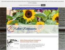 Tablet Screenshot of kallionkotipuutarha.fi
